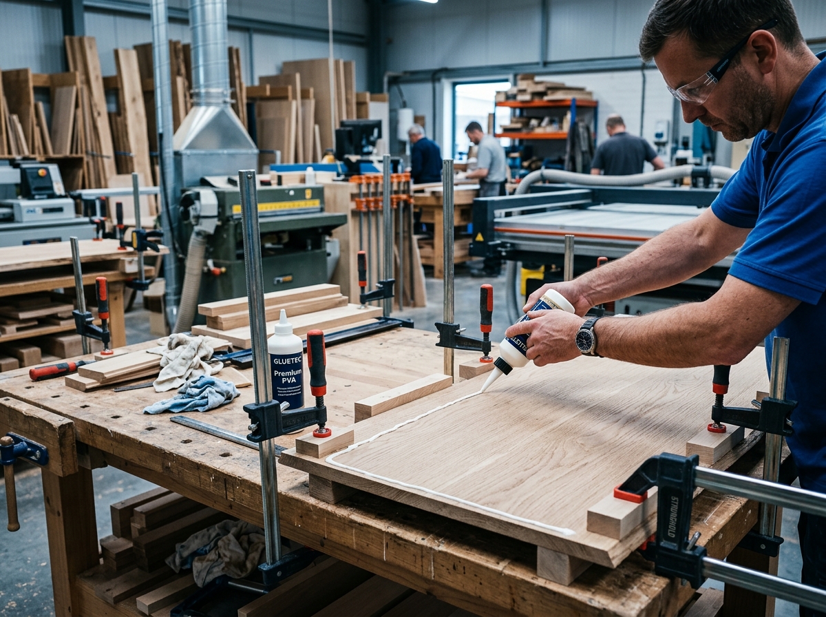 13+ Years of Chemical Excellence - Resipol Industrial Woodworking Glue Application